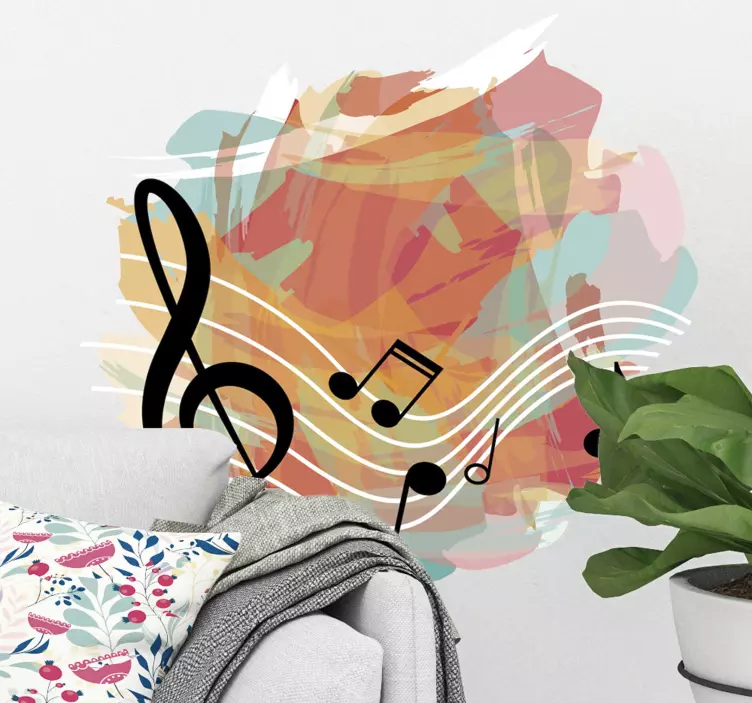 Vinilo decorativo músico - TenVinilo