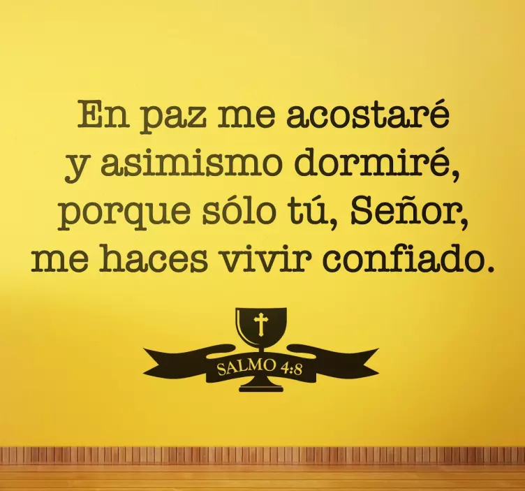 Vinilo decorativo palabra de Dios - TenVinilo