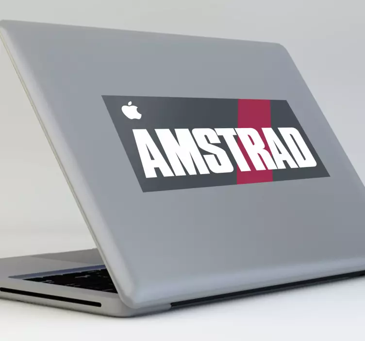 Vinilo decorativo portátil Amstrad - TenVinilo