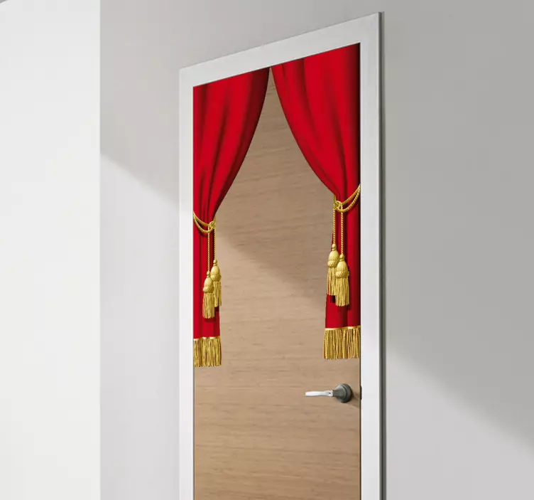 Vinilo 3d telón de teatro - TenVinilo