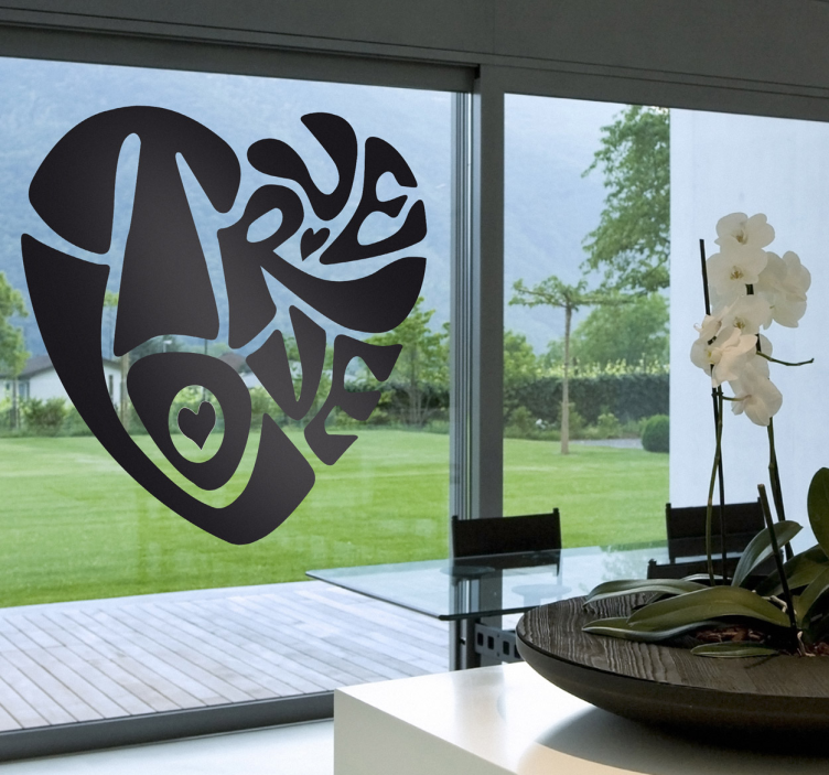 Vinilo decorativo true love - TenVinilo