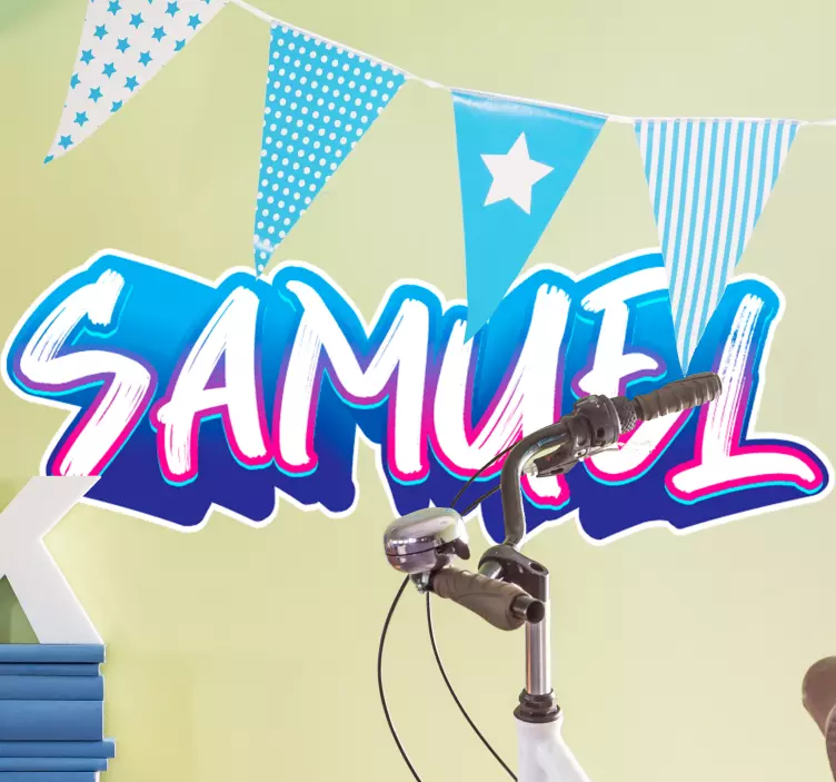 Vinilo urban Graffiti personalizado brillante - TenVinilo