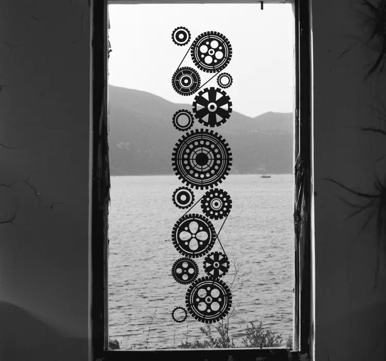 Vinilo decorativo vidrieras fábrica - TenVinilo