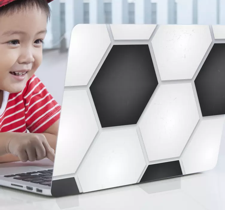 Vinilo deporte patrón balón - TenVinilo