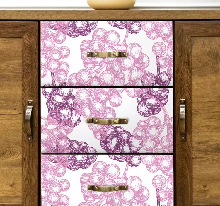 Vinilo elegante patrón de vid - TenVinilo