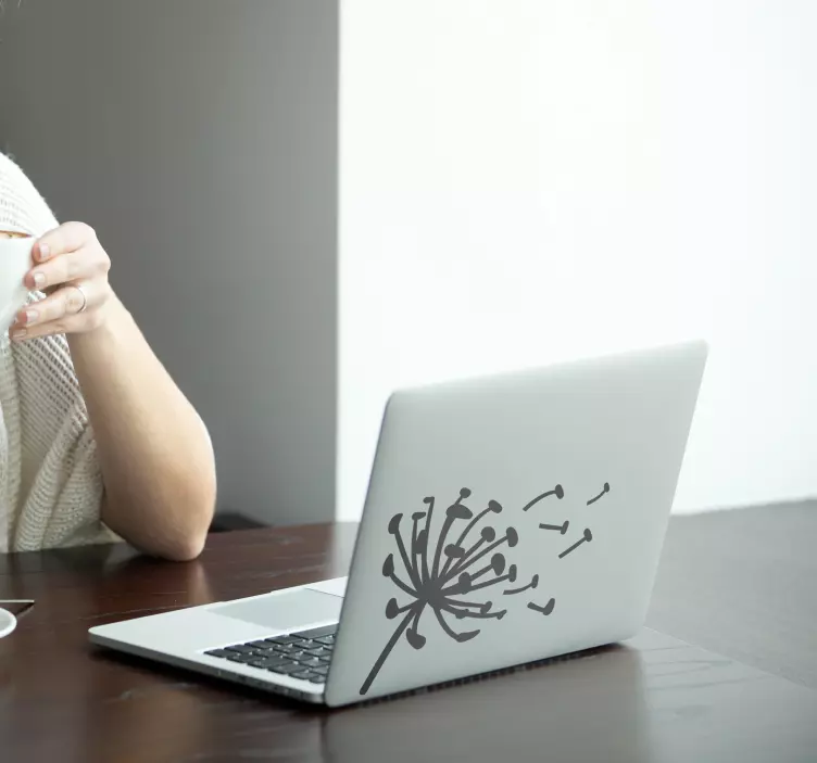 Vinilo flores Diente de león - TenVinilo