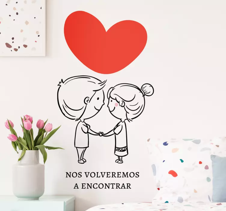 Vinilo frase nos volveremos a encontrar - TenVinilo