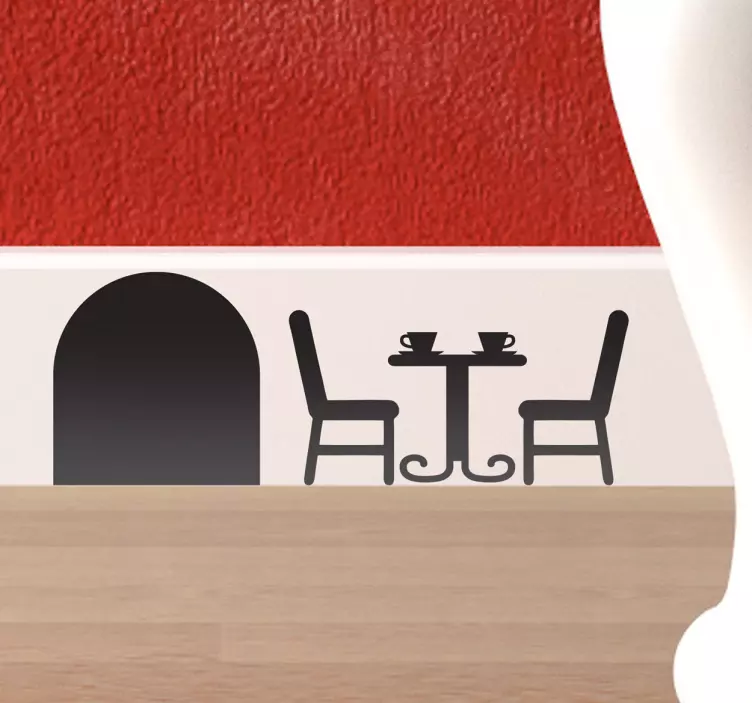 Vinilo infantil terraza ratoncito Pérez - TenVinilo