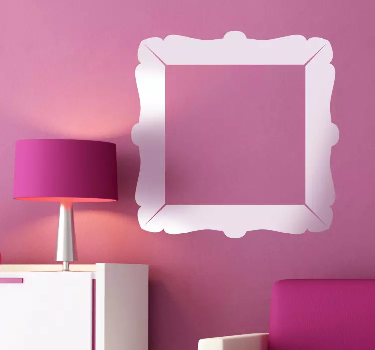 Vinilo marco cuadrado clásico - TenVinilo