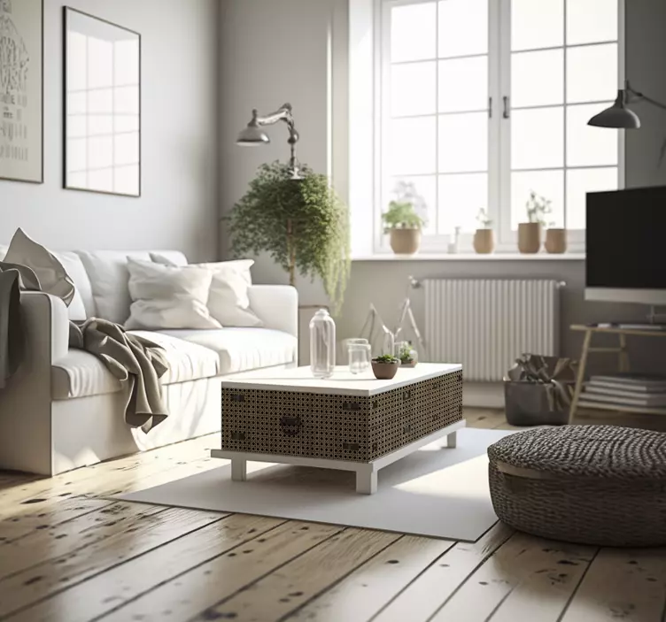 Vinilo adhesivo para mueble Canela marrón - TenVinilo