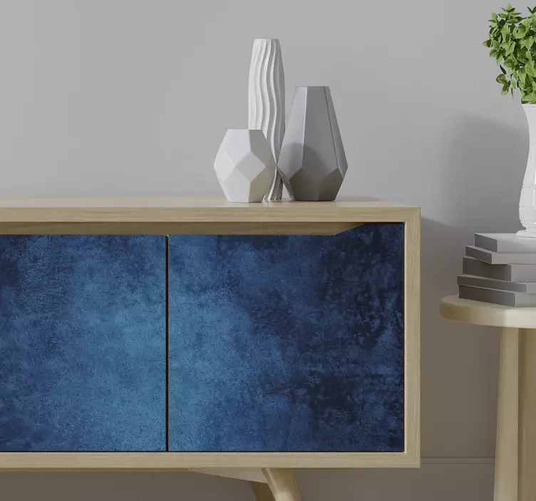 Vinilo para mueble Fondo azul marino - TenVinilo