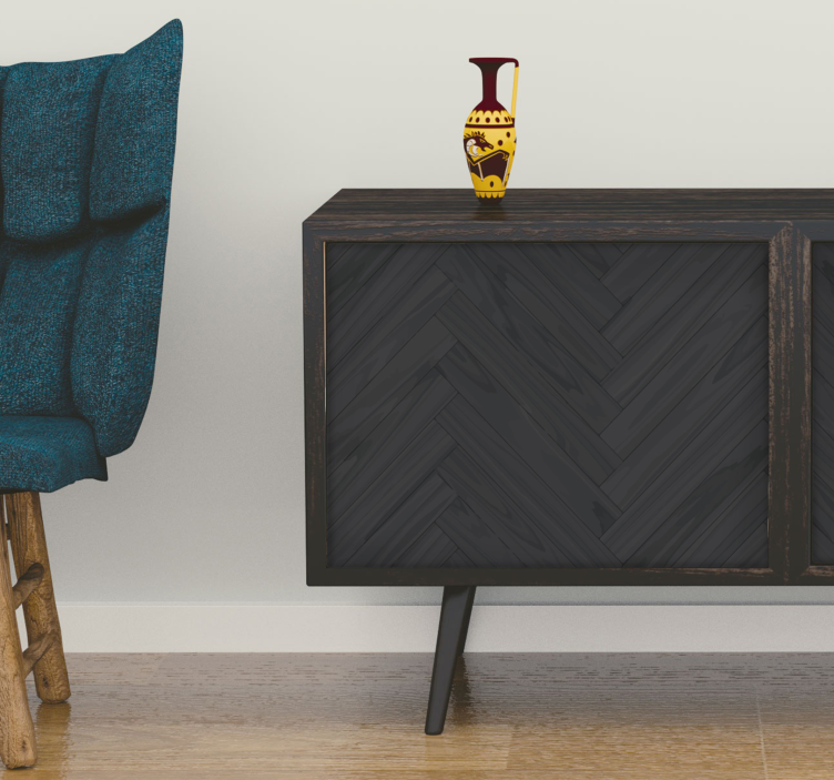 Vinilo para mueble textura de madera en zig zag - TenVinilo