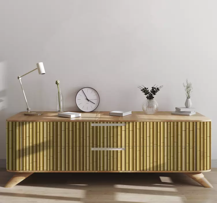 Vinilo para mueble Textura de ratán - TenVinilo