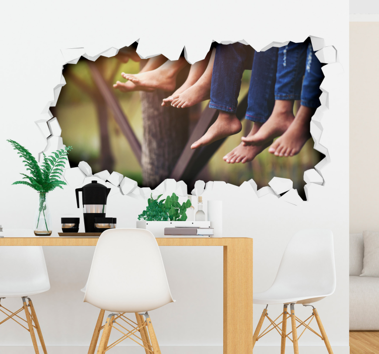 Vinilo mural 3d foto personalizada - TenVinilo