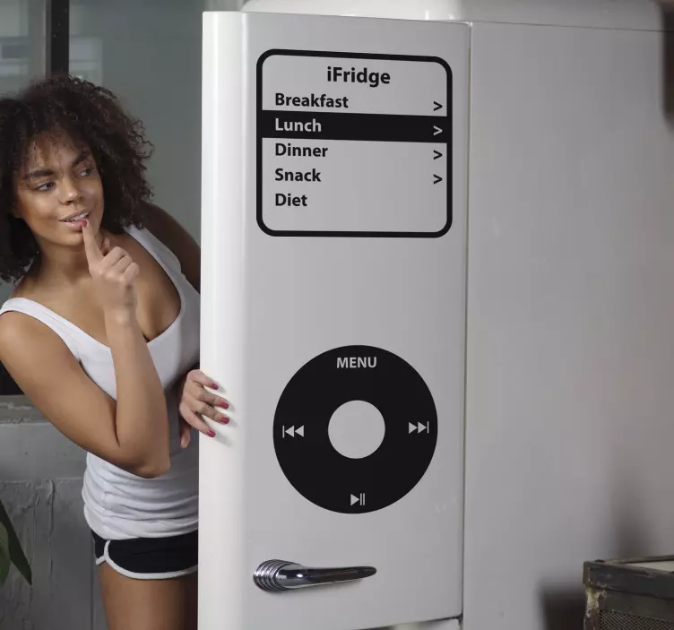 Original vinilo nevera horario de comidas - TenVinilo