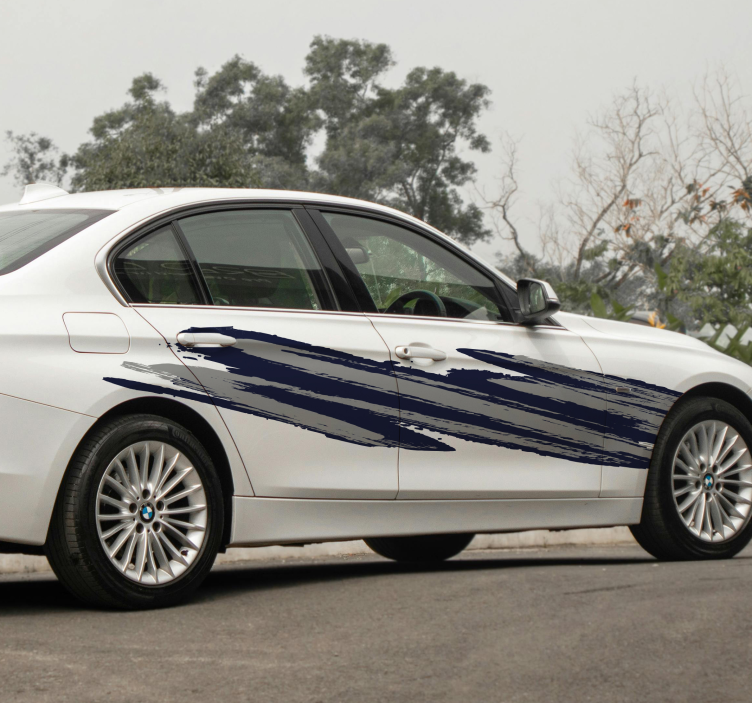 Pegatina para coche conjunto de diseño británico en dos tonos - TenVinilo