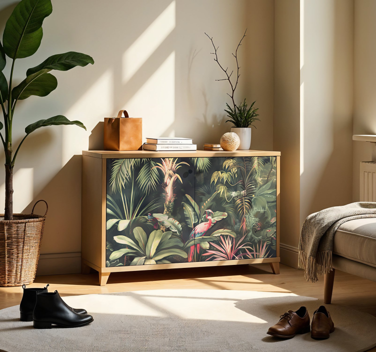 Vinilo para mueble selva tropical - TenVinilo