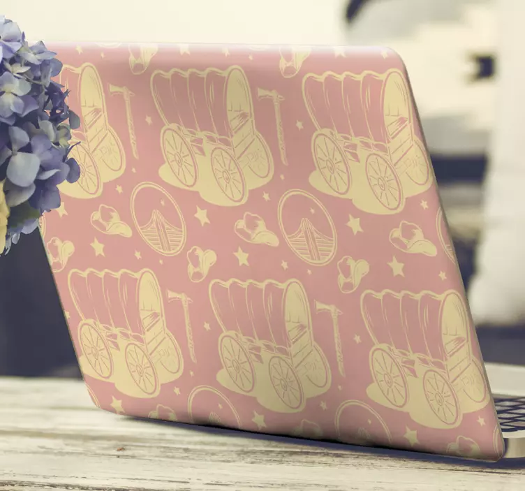 Vinilo para portátil lindos cochecitos de bebé - TenVinilo