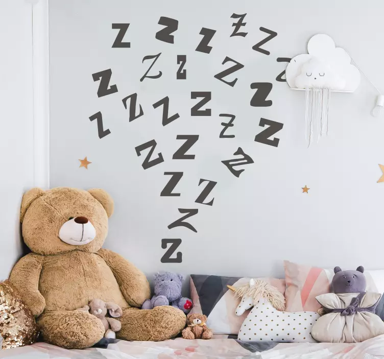 Vinilo para habitación infantil de ZZZZ - TenVinilo