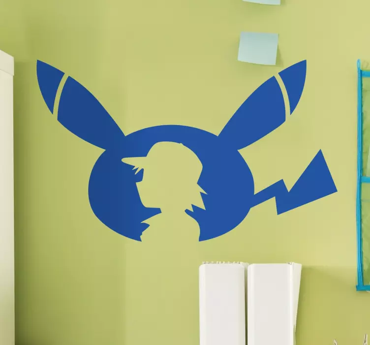 Vinilo Pikachu pokémon go - TenVinilo