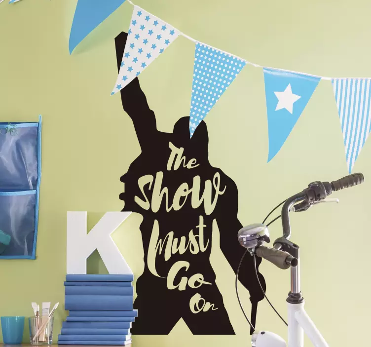 Vinilo pop Freddie Mercurie Medio Cuerpo - TenVinilo