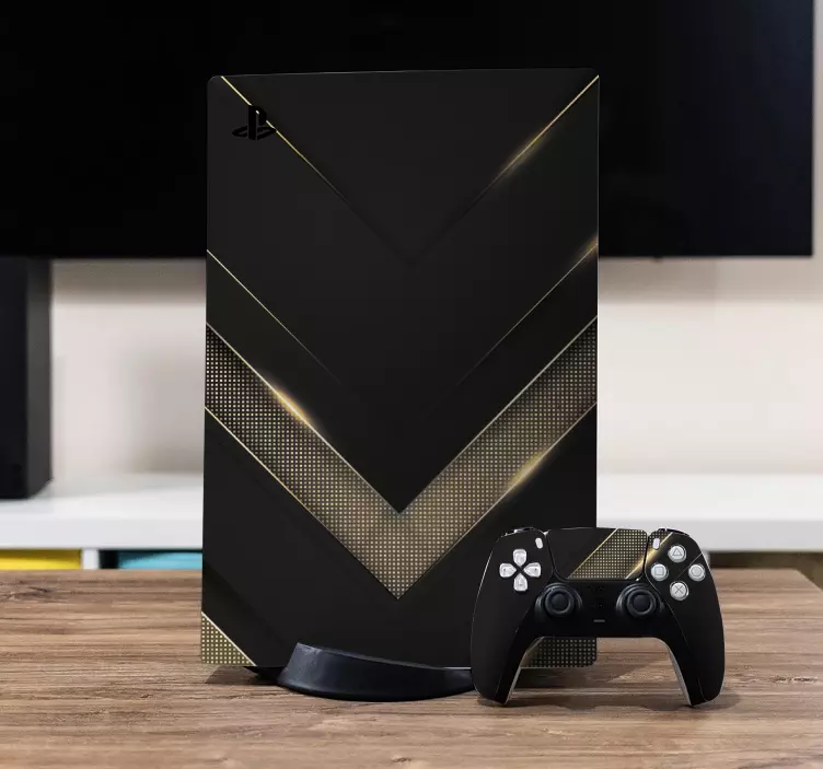 Skin PS5 Plantilla de fondo de lujo moderno - TenVinilo