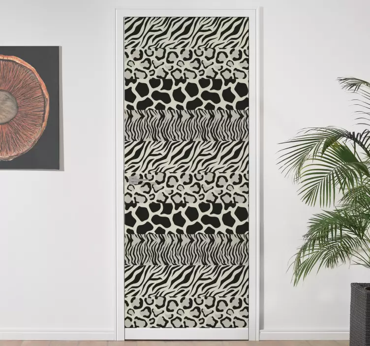 Vinilo para puerta Cuatro diseños diferentes - TenVinilo