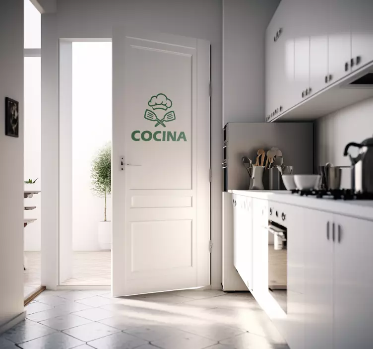 Vinilo para puerta de cocina - TenVinilo