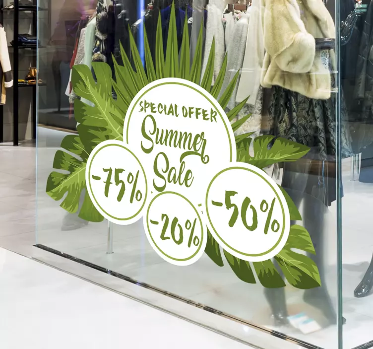 Vinilo rebajas ofertas de verano tropicales - TenVinilo