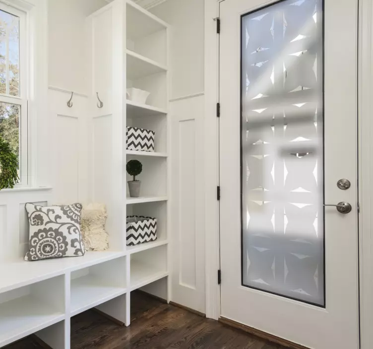 Vinilo translúcido Patrón para puerta - TenVinilo