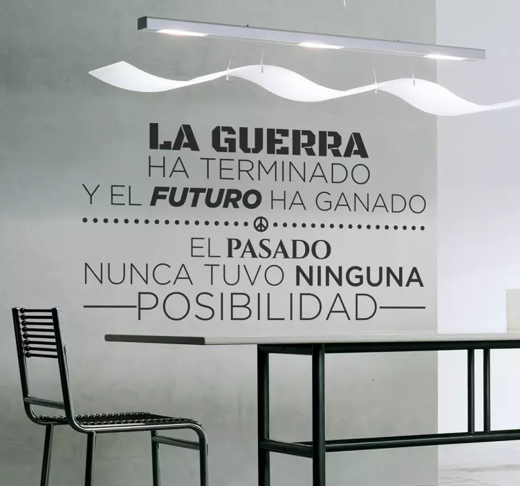 Vinilos decorativos frases futuro - TenVinilo