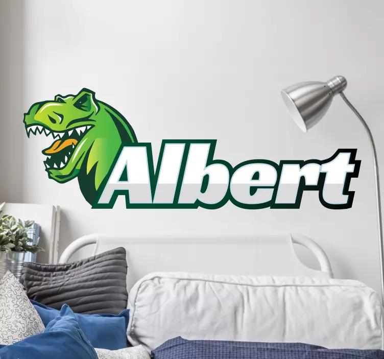 Vinilos infantiles personalizados dinosaurio - TenVinilo