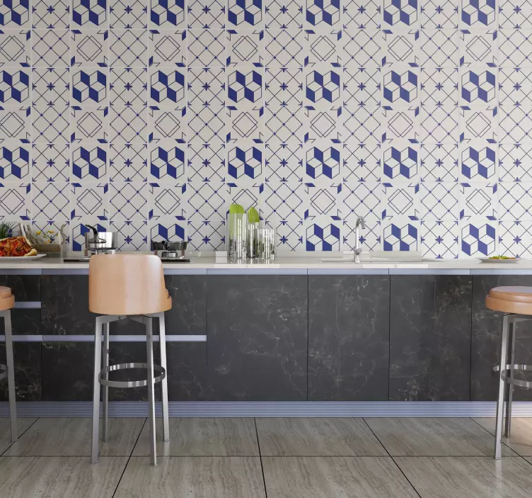 Vinilos para azulejos formas geometricas - TenVinilo