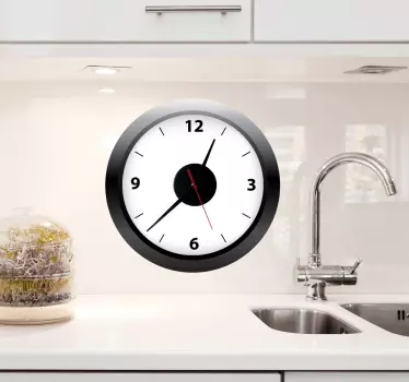 Reloj de pared adhesivo para Hogar y Oficina en cocina TenVinilo