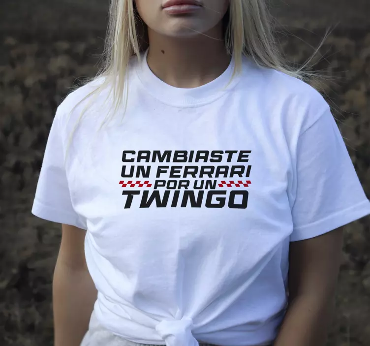 Cambio personalizado camiseta estampada - TenVinilo
