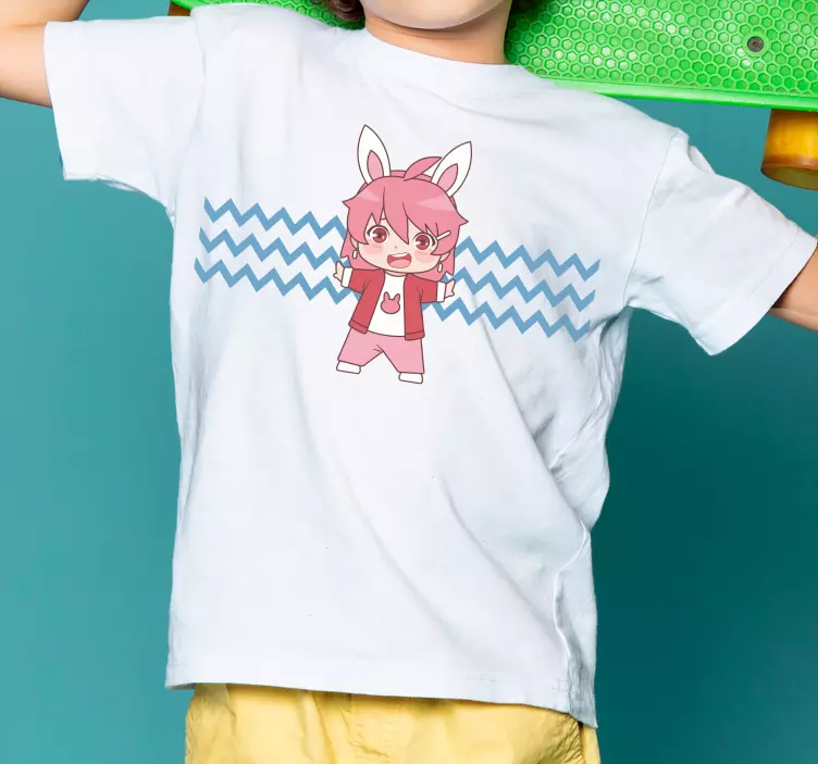 Camiseta personalizada chibi anime design - TenVinilo