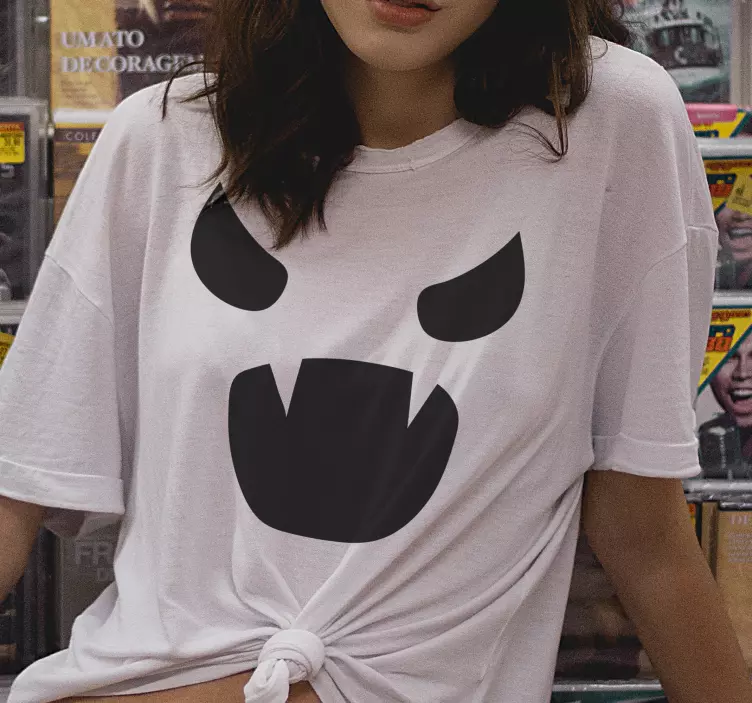 Camiseta Halloween Calabaza - TenVinilo