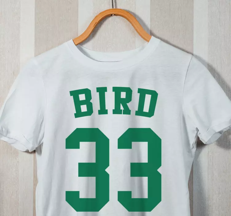 Larry bird 33 camiseta personalizada - TenVinilo