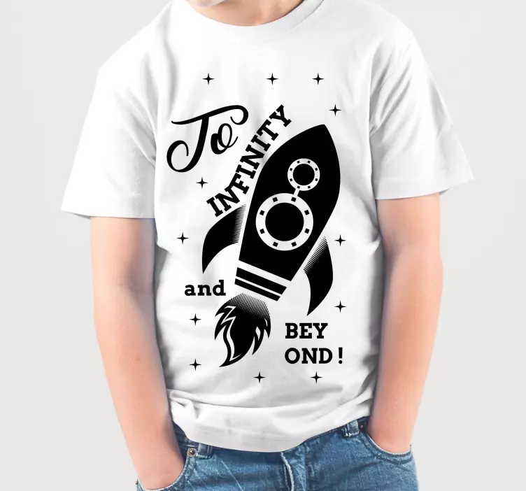 Camiseta infantil Hasta el infinito y más allá - TenVinilo
