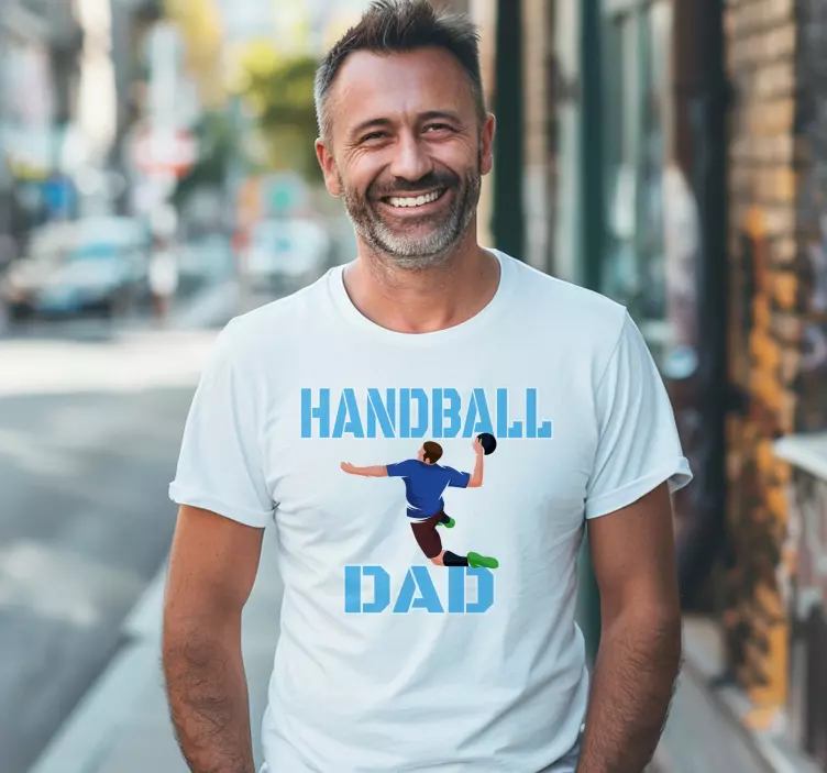 Camiseta papá balonmano - TenVinilo