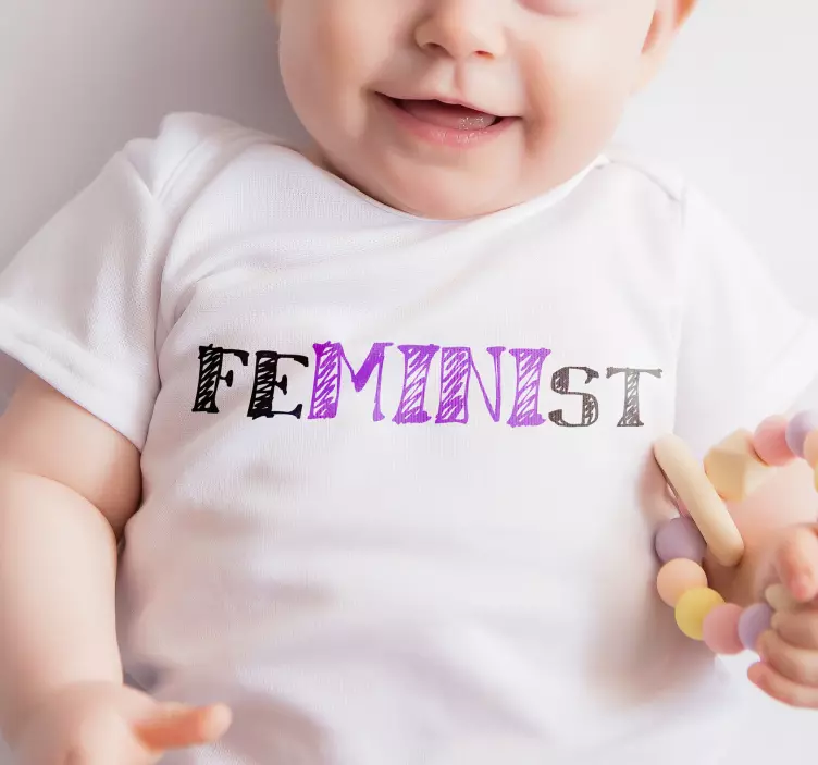 Camisetas feministas para bebés y niñas - TenVinilo