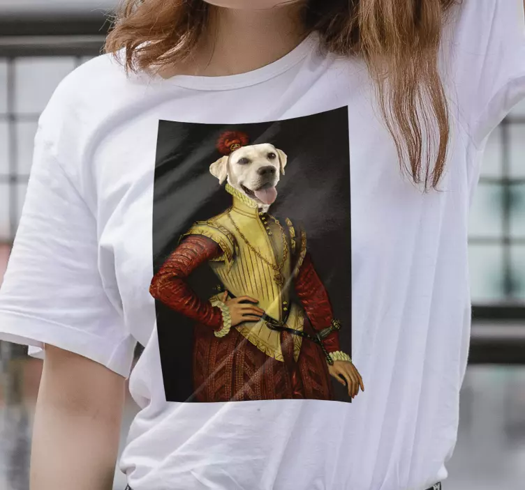 Camisetas con nombre Perro aristócrata - TenVinilo