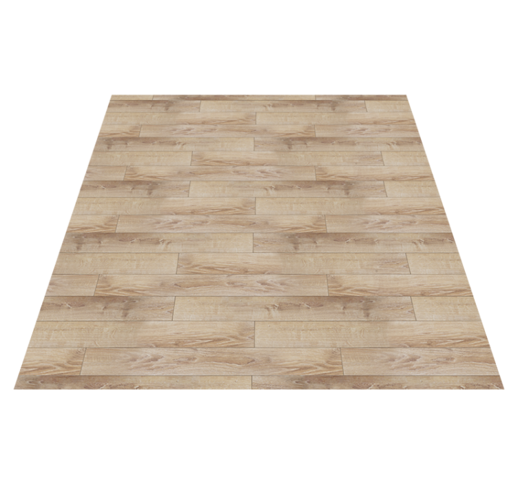 Alfombra vinílica imitación madera suelo de parquet beige - TenVinilo