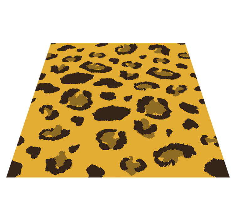 Alfombra vinílica animales estampado leopardo - TenVinilo