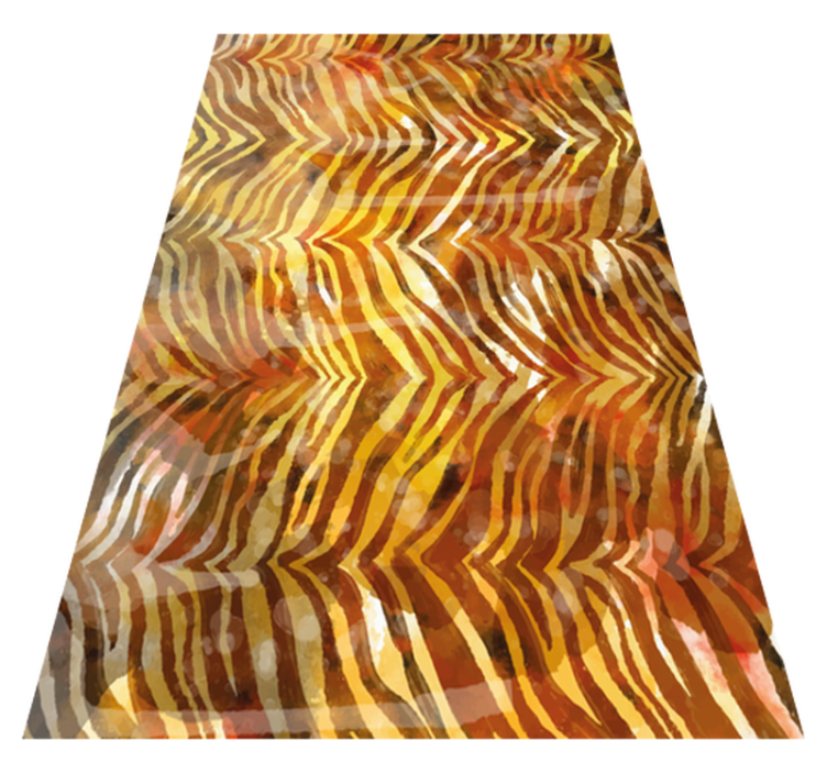 Alfombra vinílica animales zebra acuarela textura - TenVinilo