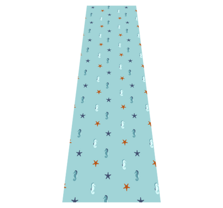 Alfombra vinílica animales estilo marino - TenVinilo