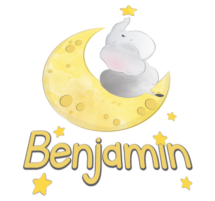 Alfombra vinílica animales luna y estrellas personalizadas - TenVinilo