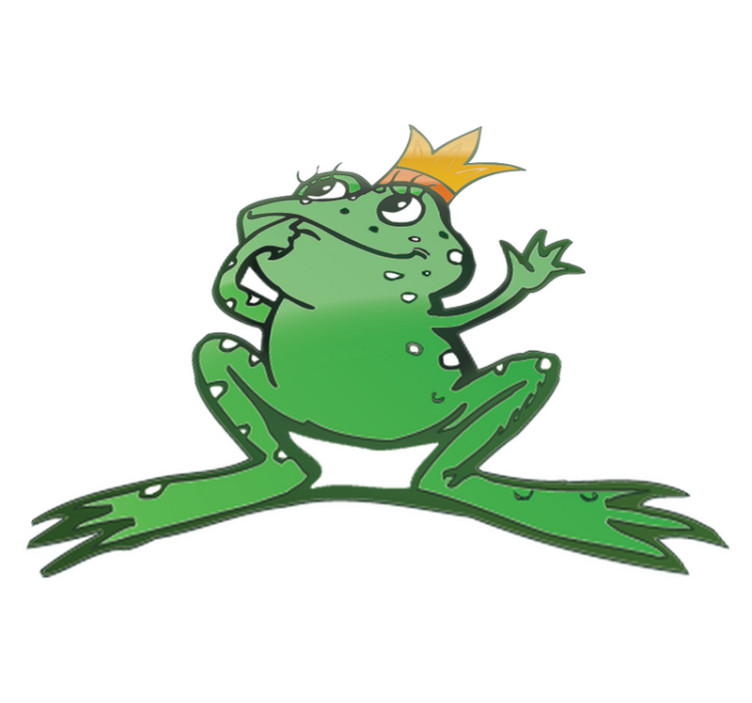 Alfombra vinílica animales rana reina - TenVinilo