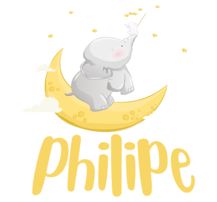 Alfombra vinílica animales elefante y conejo atrapando la st - TenVinilo