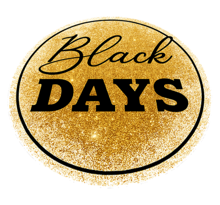Alfombra vinílica black friday días negros - TenVinilo